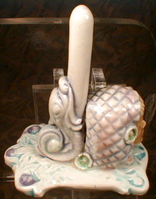 MAJOLICA Nouveau RING Holder MERMAID Head -