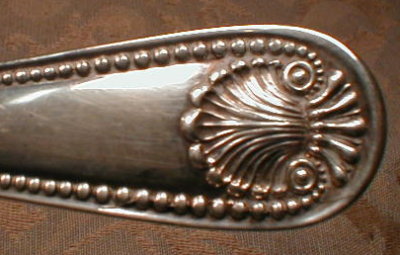 WHITING Sterling BEAD Berry SPOON Gold WASH