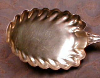 WHITING Sterling BEAD Berry SPOON Gold WASH