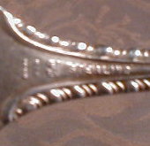 Towle GODROON Sterling SERVING Fork ANTIQUE -