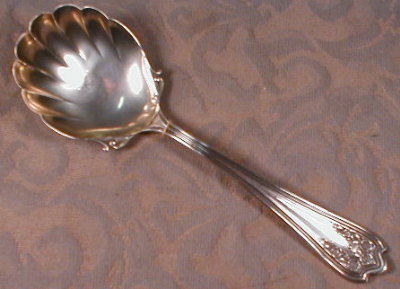 Saart BLOSSOM Sterling SILVER Berry Spoon SSMC-
