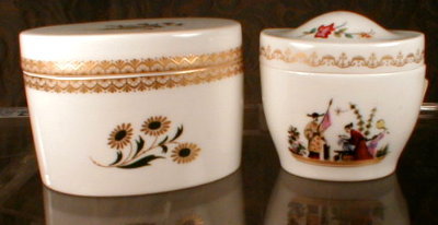 Royal WORCESTER Trinket BOXES -2- Covered JARS-