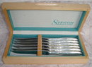 GORHAM Silver STEAK Knives (6) Stegor CERES -