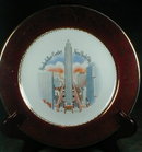 ROCKEFELLER Center PLATE New York City SOUVENIR