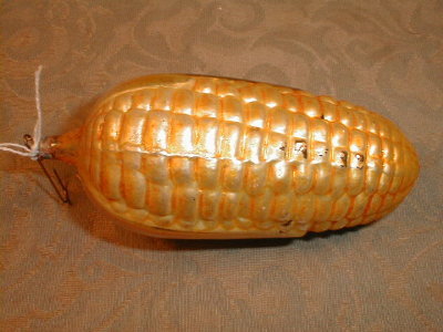 CORN Christmas ORNAMENT - ANTIQUE -