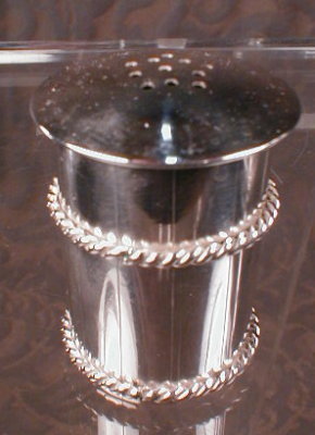 Sterling WISHING Well SALT Cellar PEPPER Shaker