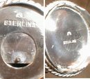 Sterling WISHING Well SALT Cellar PEPPER Shaker