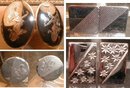 STERLING Silver CUFFlinks -4- pairs VINTAGE -