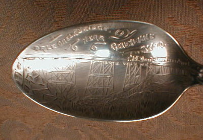 WYOMING Sterling SOUVENiR Spoon - CHEYENNE -