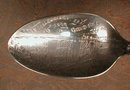 WYOMING Sterling SOUVENiR Spoon - CHEYENNE -