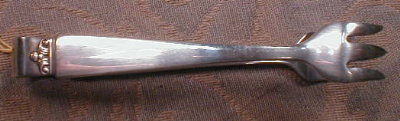 STERLING Sugar TONGS Heirloom SILVER Co. -1949-