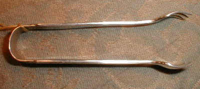 STERLING Sugar TONGS Heirloom SILVER Co. -1949-
