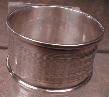 SHEFFIELD Sterling NAPKIN Ring -ANTIQUE-