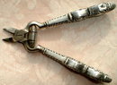 STERLING Cuticle SCISSORS Nail TRIMMERS Antique
