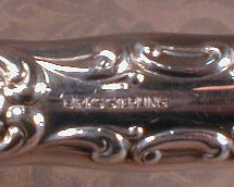 BIRKS Pompadour STERLING - Joint ROAST Fork -