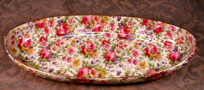 Royal WINTON Summertime CHINTZ Celery BOAT Dish