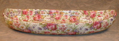 Royal WINTON Summertime CHINTZ Celery BOAT Dish