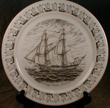 NORWEGIAN American LINE Plate BRIGG Anna MARIA-