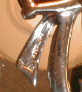 BOUCHER Sterling PIN Vintage -Signed MB -