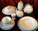 TIFFANY Crown STAFFORDshire - BREAKfast SET -