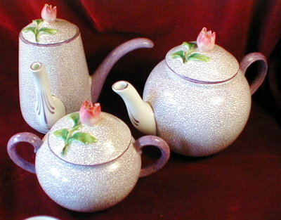 TIFFANY Crown STAFFORDshire - BREAKfast SET -