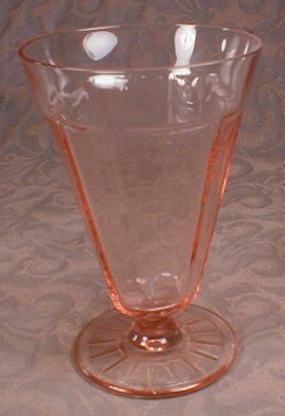 Pink PRINCESS Tumblers -2- Footed ICED Tea -