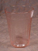 Pink PRINCESS Tumblers -5- Hocking -VINTAGE-