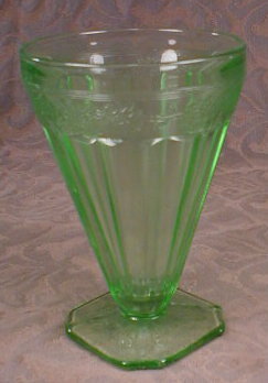 Green JEANETTE Adam FOOTED Tumblers -3-