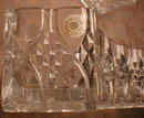 Val St Lambert FLOWER Arranger CENTERPIECE Set-