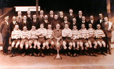 RUGBY Team PHOTO Framed - ANTIQUE -