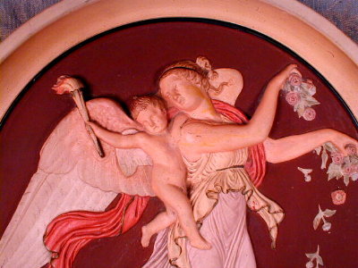 Peter IPSEN Plaque CLASSICAL Painted -DENMARK -