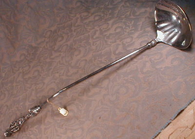 SILVERplate PUNCH Ladle BAROQUE Style -LARGE-
