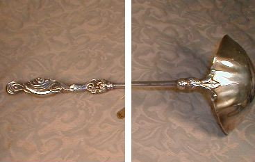 SILVERplate PUNCH Ladle BAROQUE Style -LARGE-