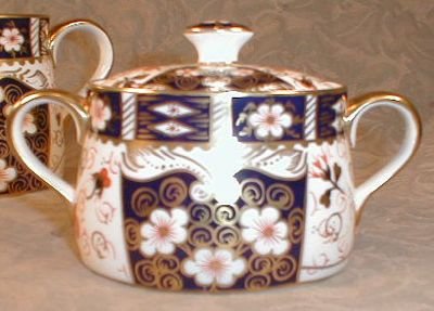 IMARI Royal CROWN Derby Creamer & Sugar -SET-
