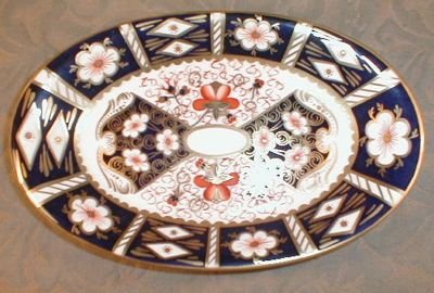 IMARI Royal CROWN Derby Gravy & UNDERplate -