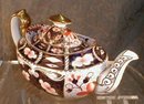 IMARI Royal CROWN Derby TEApot - LARGE , 2451 -