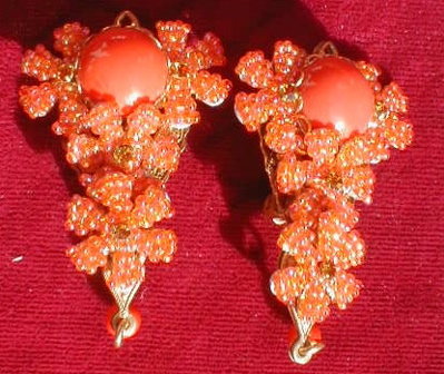 STANLEY Hagler N.Y.C. Necklace EARRING Set - HUGE -