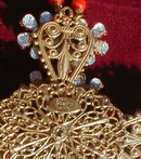 STANLEY Hagler N.Y.C. Necklace EARRING Set - HUGE -