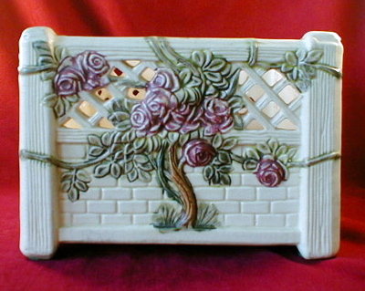 WELLER Roma ROSE Arbor JARDINIER - Antique -