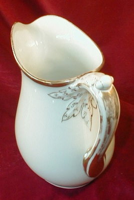 Haviland LIMOGES Pitcher WHITE & GOLD -19th C -