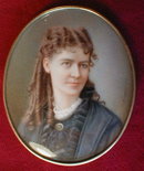 Portrait MINIATURES Prosdocimi COUPLE -Antique-