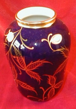 Rosenthal COBALT Blue VASE - Hand PAINTED -