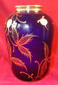 Rosenthal COBALT Blue VASE - Hand PAINTED -