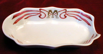 Maxims PARIS Cigar ASHtray - FRENCH Porcelain -