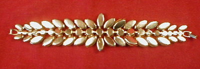 WEISS Yellow RHINEstone BRACELET - VINTAGE -
