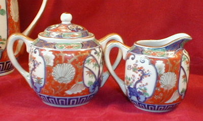 Arita IMARi Chenghua COFFEE Set 3 Pcs -ANTIQUE-