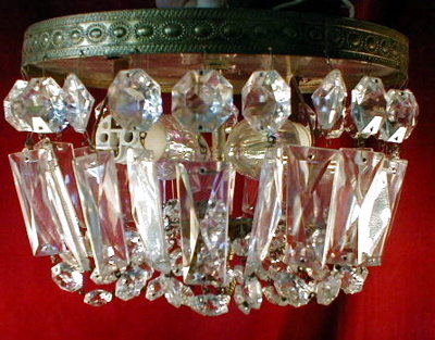 Crystal CEILING Fixture - VINTAGE -