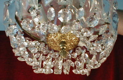 Crystal CEILING Fixture - VINTAGE -