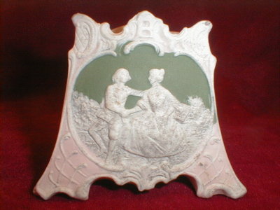 SCHAFER Vater VASE Pin HOLDER JasperWARE ANTIQUE
