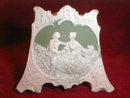 SCHAFER Vater VASE Pin HOLDER JasperWARE ANTIQUE